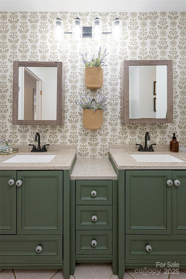 170 Hillcrest Dr, Columbus, NC 28722 - bathroom with two vanities