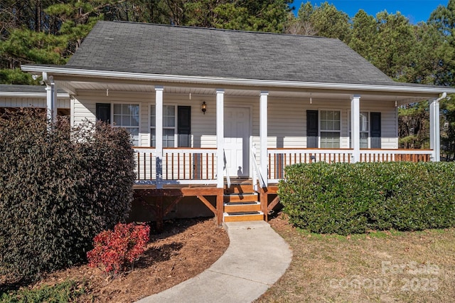 bungalow-style house with a porch