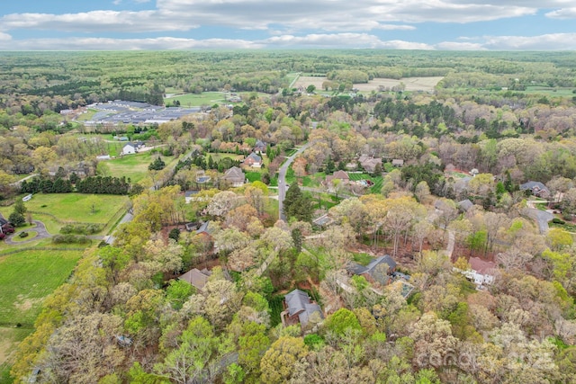 406 Brief Rd W, Indian Trail, NC 28079 - bird's eye view featuring a forest view