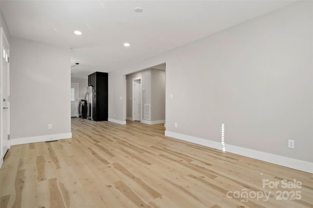 interior space featuring light hardwood / wood-style flooring