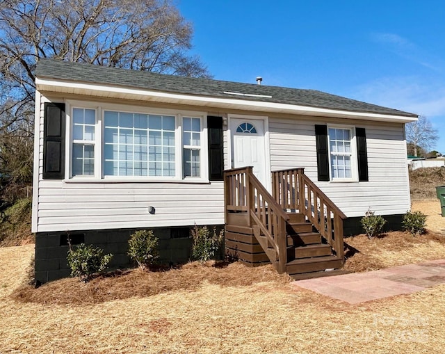 view of front of property