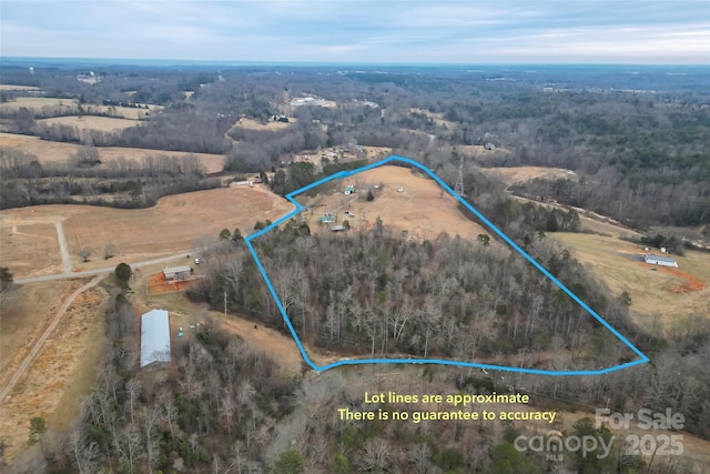 499 Indian Hill Rd, Olin, NC 28660 - bird's eye view featuring a rural view