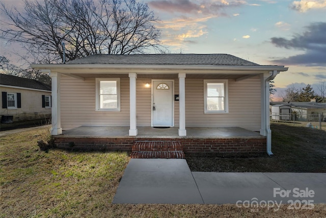 505 Kings Mountain St, Clover, SC 29710 - bungalow-style home featuring a yard and covered porch