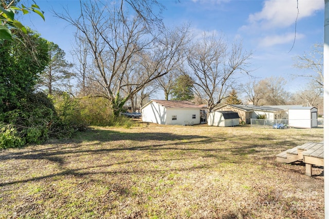 505 Kings Mountain St, Clover, SC 29710 - view of yard featuring a storage unit