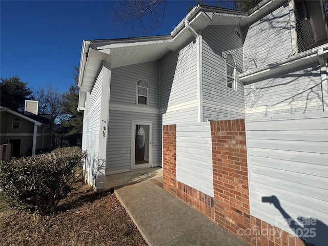 view of side of property