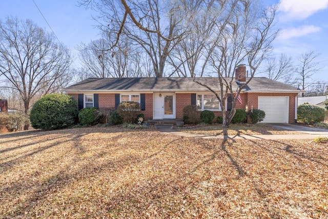 ranch-style house with a garage