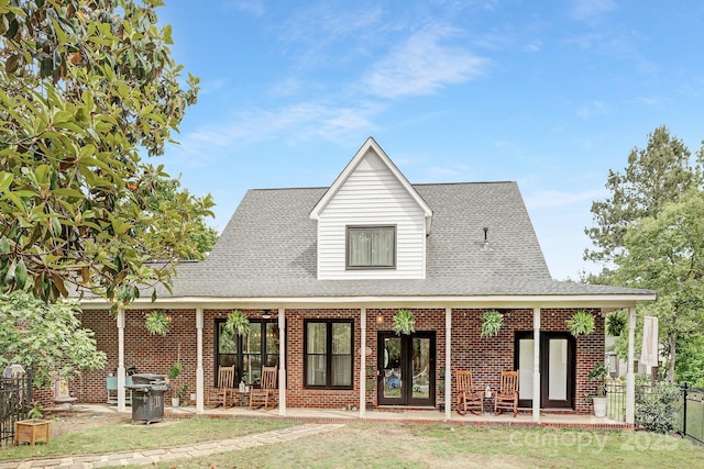 3300 Chancellor Ln, Monroe, NC 28110 - rear view of house with roof with shingles and brick siding