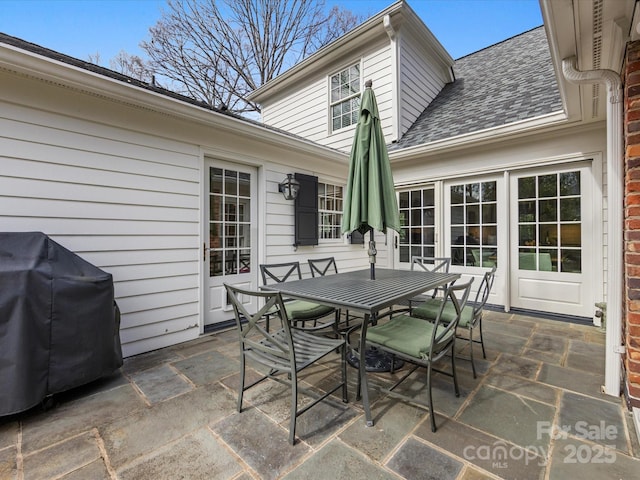 view of patio / terrace with area for grilling