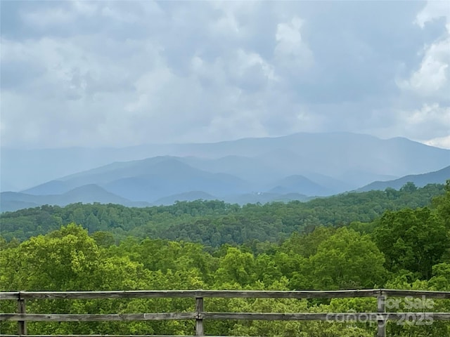 view of mountain feature