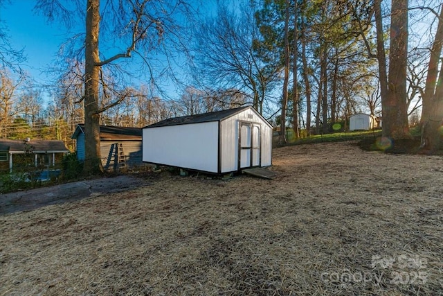 view of outbuilding