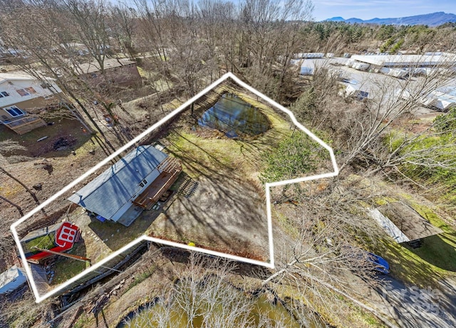 16 Rosscraggon Dr, Asheville, NC 28803 - bird's eye view with a mountain view