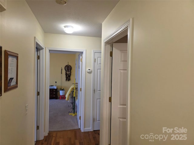 25 Upland Rd, Brevard, NC 28712 - hall featuring wood finished floors and a textured ceiling