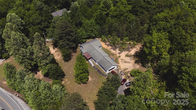 25 Upland Rd, Brevard, NC 28712 - drone / aerial view of a heavily wooded area