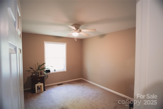 25 Upland Rd, Brevard, NC 28712 - spare room with a ceiling fan, carpet flooring, and baseboards