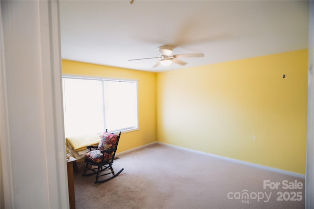 25 Upland Rd, Brevard, NC 28712 - carpeted office with a ceiling fan and baseboards
