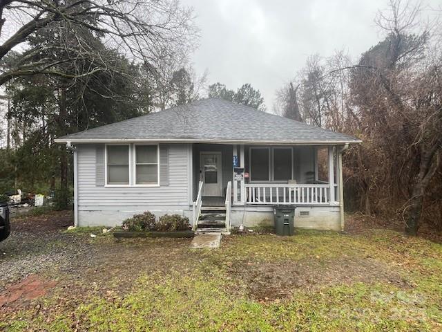 view of bungalow-style home