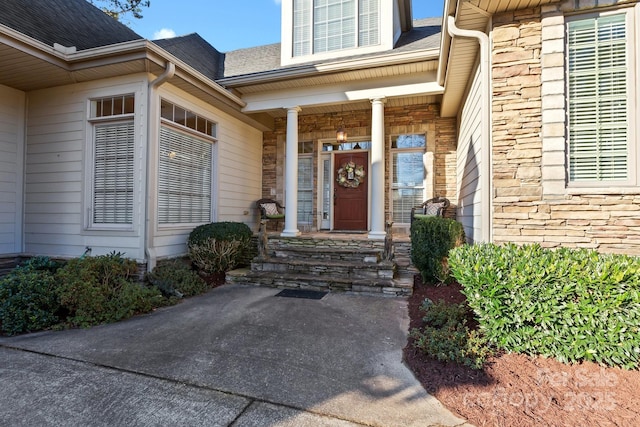 view of entrance to property