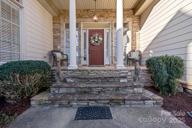 view of entrance to property