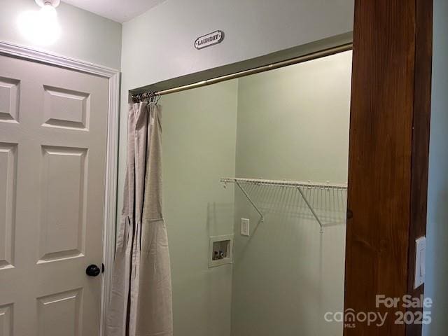 laundry room with hookup for a washing machine