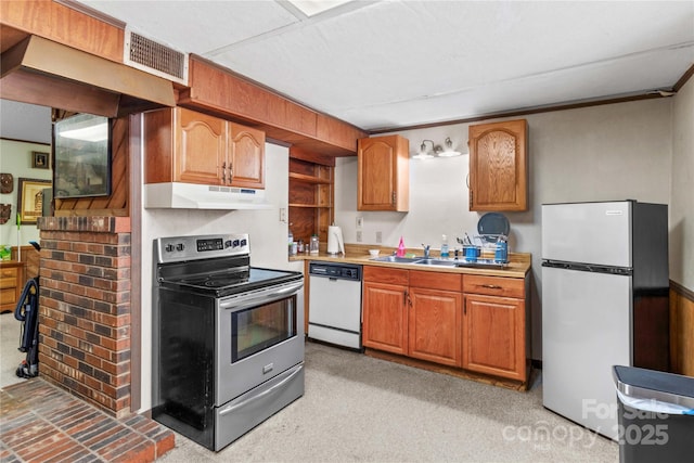 kitchen with stainless steel appliances and sink