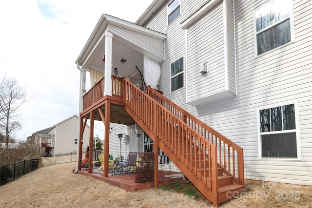 rear view of property featuring a patio area