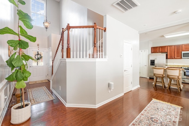 interior space featuring hardwood / wood-style floors