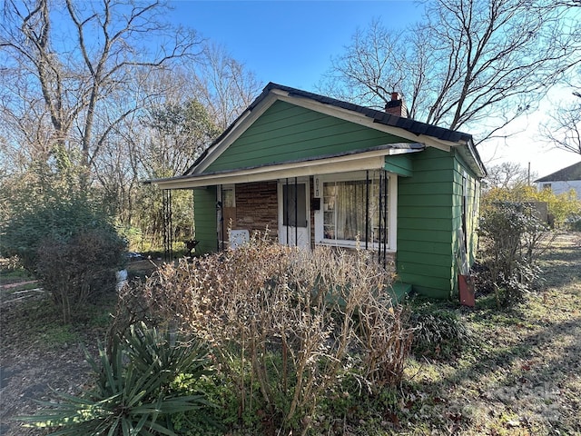 view of bungalow-style home