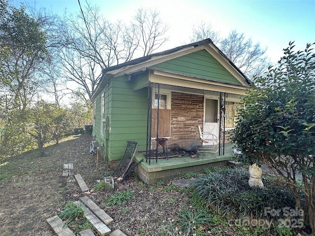 view of bungalow