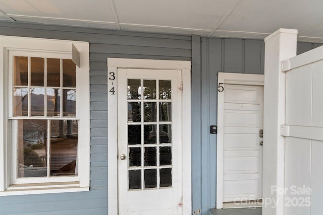 view of entrance to property