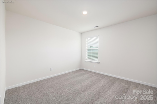 spare room with carpet