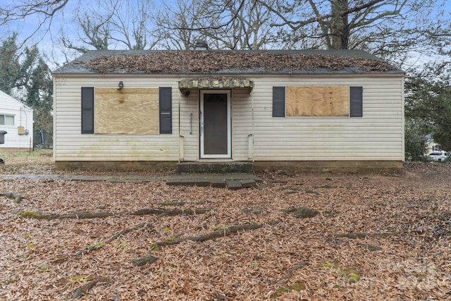 view of front of home