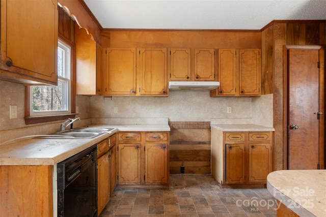 kitchen featuring dishwasher and sink