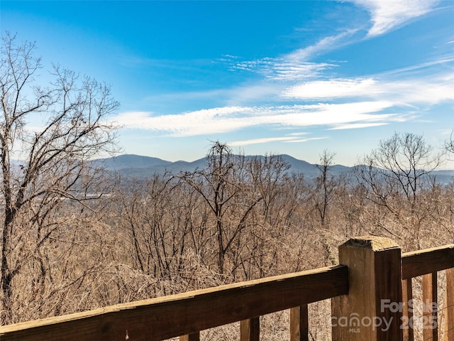 view of mountain feature