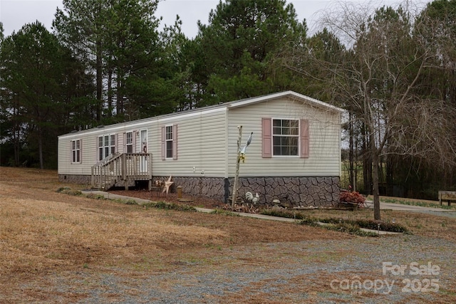 view of manufactured / mobile home