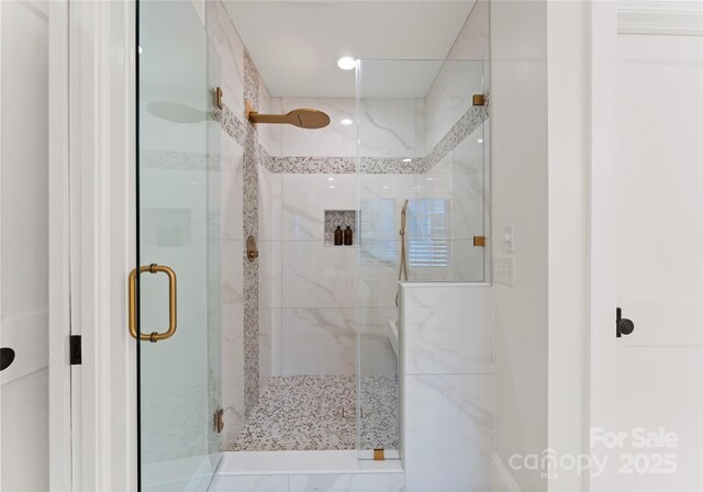 2809 Glendale Rd, Charlotte, NC 28209 - full bathroom with a marble finish shower