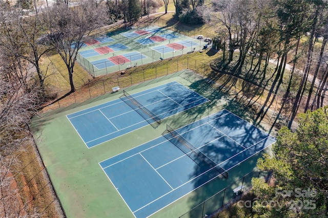 view of sport court