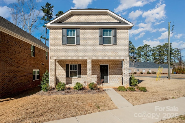 front facade featuring a porch