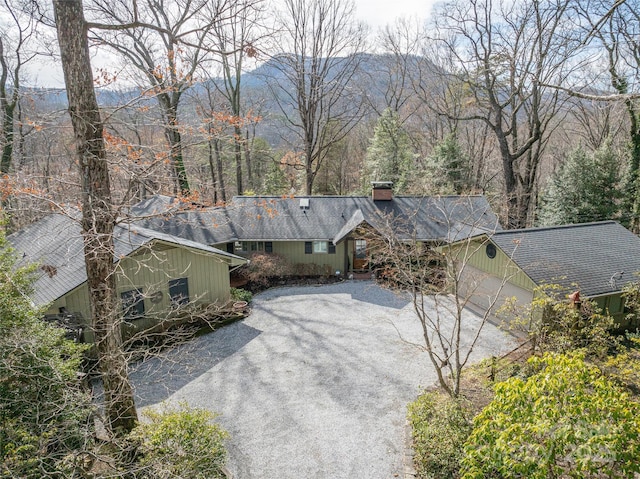 100 Stone Circle Dr, Tryon, NC 28782 - aerial view of property and surrounding area with a mountainous background