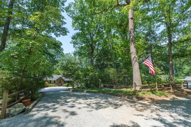 100 Stone Circle Dr, Tryon, NC 28782 - view of front of property with gravel driveway