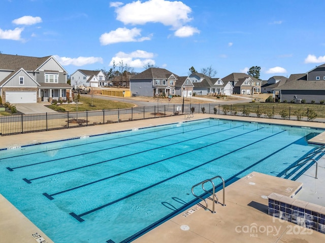 view of pool