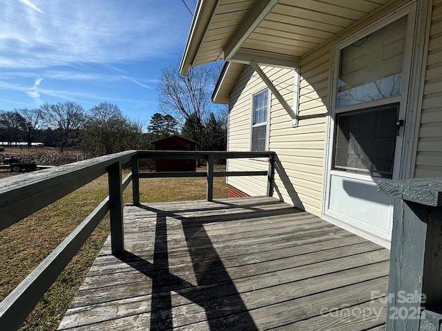 view of deck