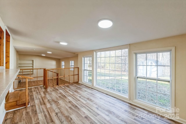 interior space featuring light hardwood / wood-style floors