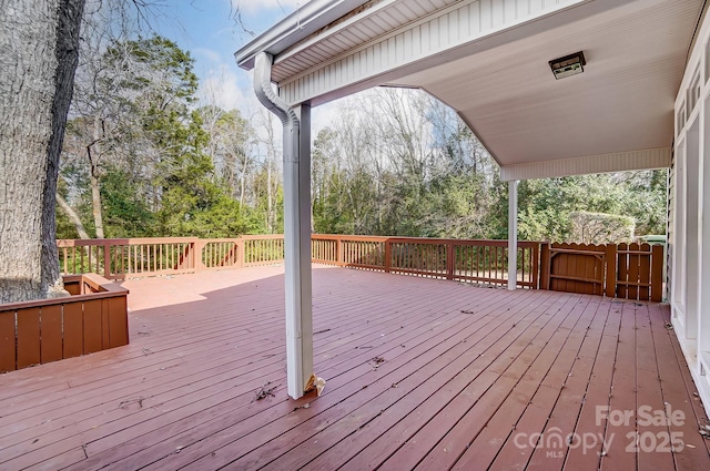 view of deck