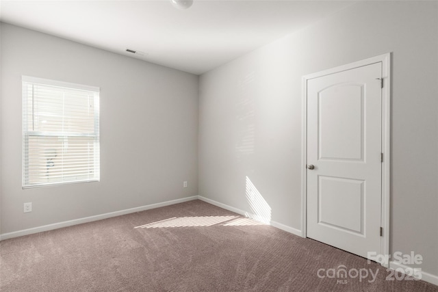 spare room with carpet