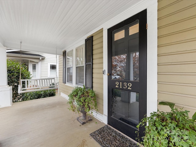 view of entrance to property