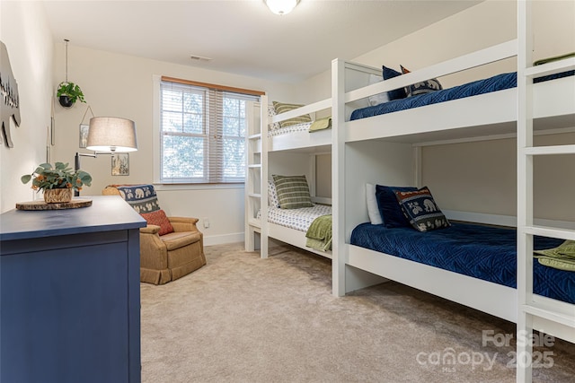 bedroom featuring carpet floors