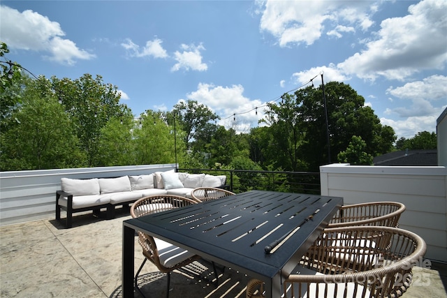 7020 Loso Commons Way, Charlotte, NC 28217 - view of patio / terrace with an outdoor hangout area and outdoor dining area