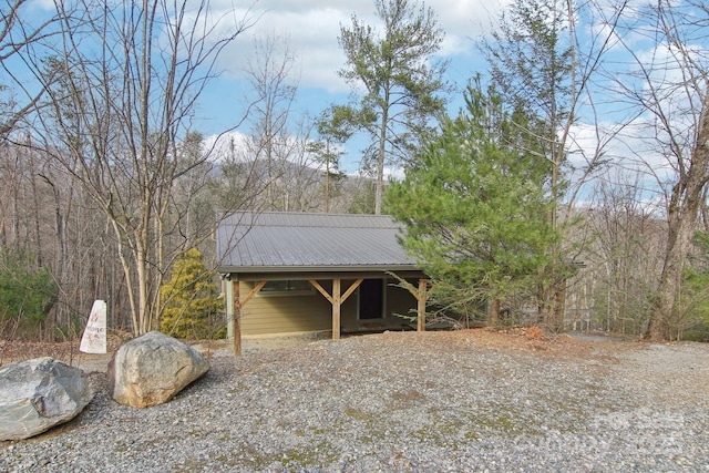 363 Luther Burbank Dr, Lake Lure, NC 28746 - view of garage