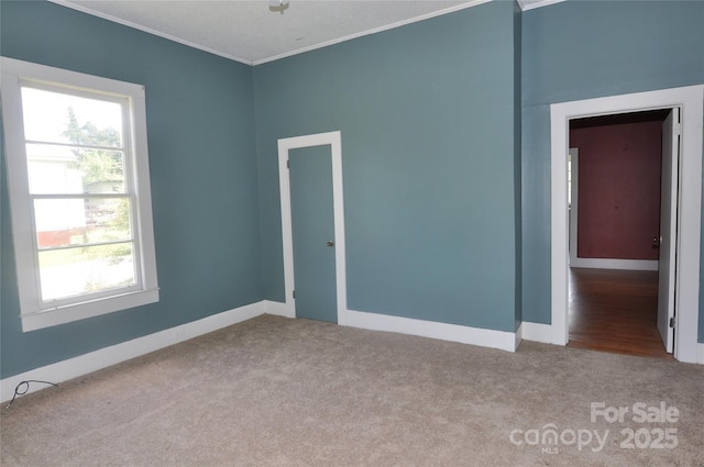 529 Gage St, Chester, SC 29706 - carpeted spare room featuring ornamental molding and baseboards