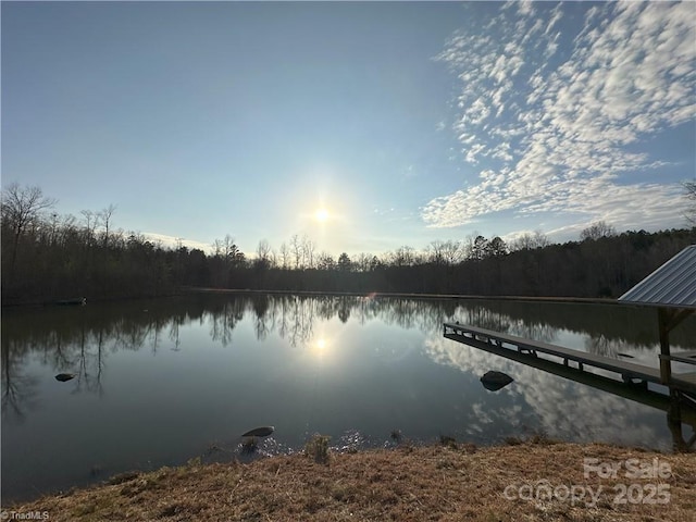 property view of water